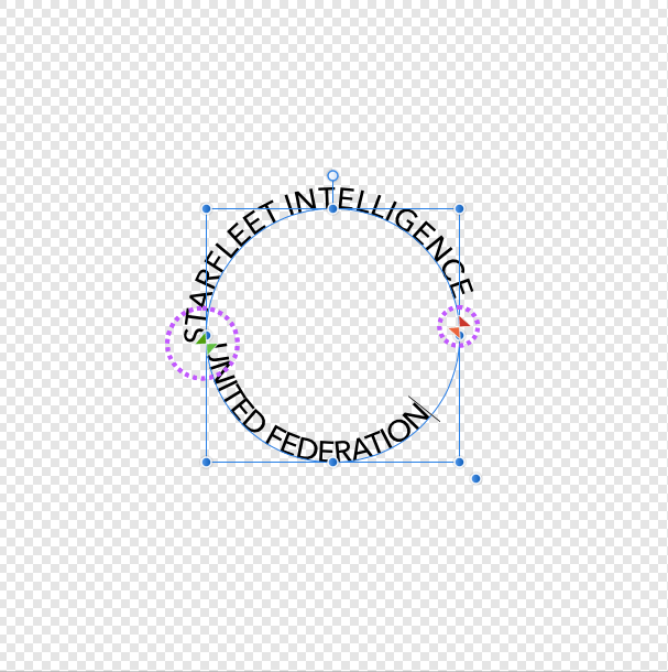 affinity designer inner circular text