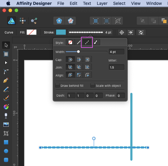 affinity designer technical drawing