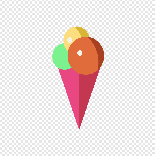 affinity designer ice cream dots