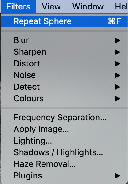affinity photo repeat sphere
