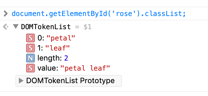 javascript set class attribute